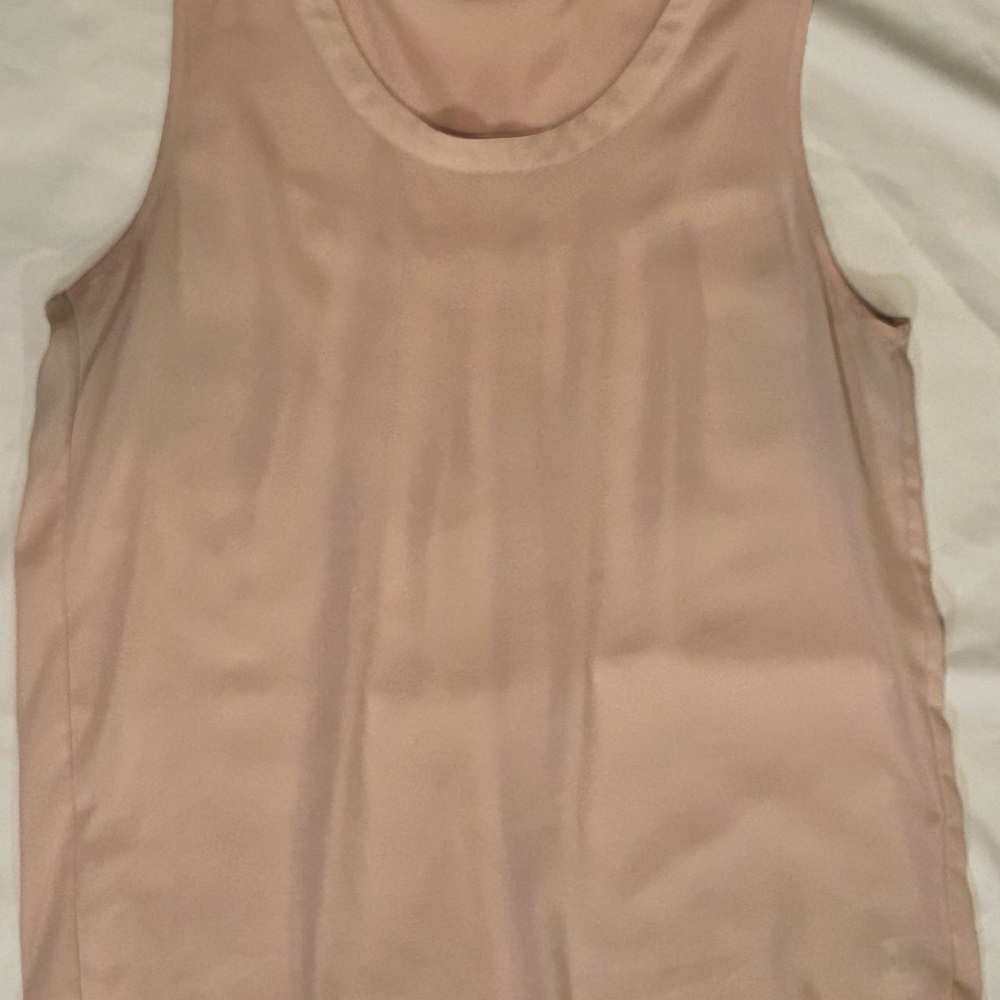 Sheer light pink blouse